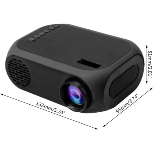 CPDD Mini Projector Portable Multi-Functional Household Projector Outdoor&Indoor LED Movie Projector Home Theater Projector