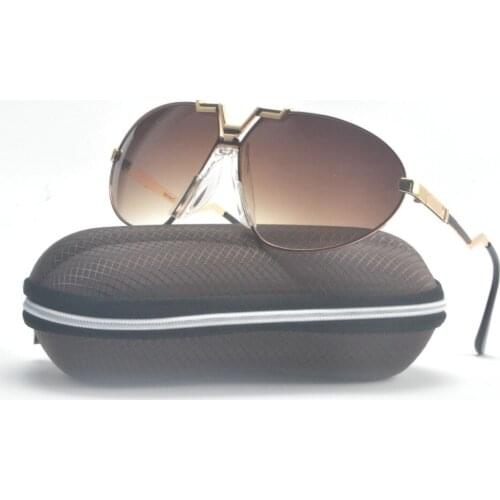 Oversized Round Sunglasses Men 2019 Luxury Brand Vintage Sun Glasses Man Mask Full Frame Glasses Black Shield Sunglasses UV NX