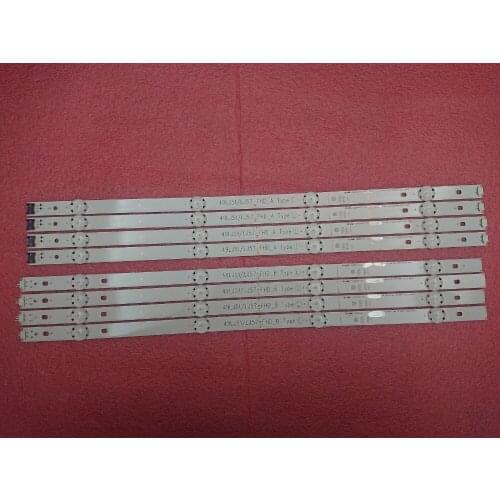 New 5set=40pcs LED strip for LG 49LH590V HC490DUN 49LH5700 49LJ51/LJ57_FHD_A B Type LG innotek 17Y 49_FHD A B EAU63673013
