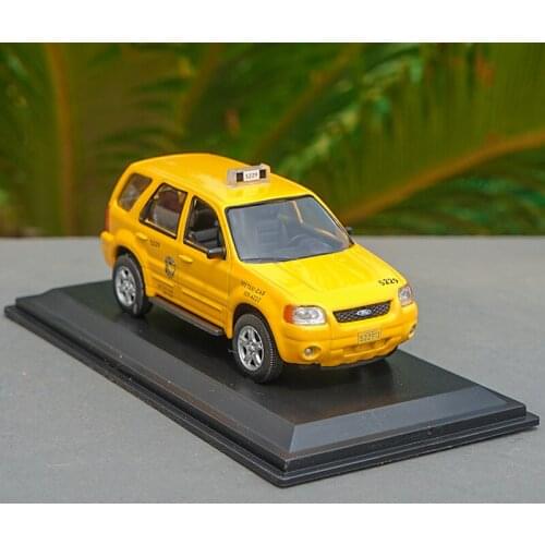 Original factory 1:43 Ford ESCAPE HYBRID CHICAGO TAXI boutique alloy car toys for children kids toys Model gift original box