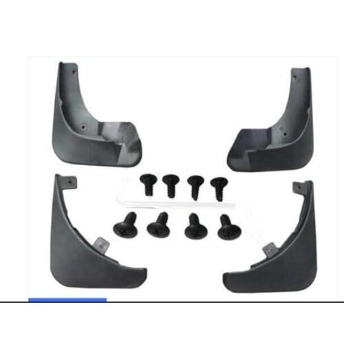 Plastic Mudflaps splash guard fender dirtboard mudapron splasher for Skoda Fabia 2008--2011