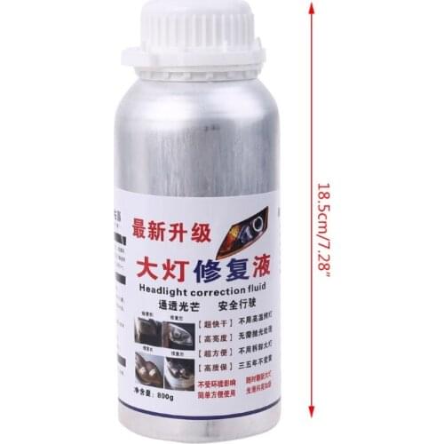 Car headlight Polish Glass Coating Refurbishment Scratch Repair hydrophobic Coating Fix