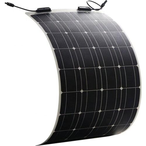 Polynet 36 cells Semi flexible solar panel 100w Mono flex photovoltaic panels