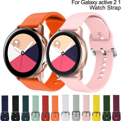 New Strap For Samsung Galaxy Watch Active 2 40 44mm 3 Gear sport wrist bracelet Replacement watchband 20mm Watch strap band