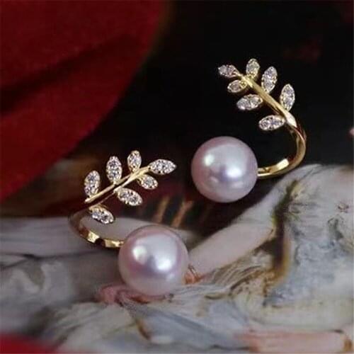 925 Silver Pearl Beads Stud Earrings Setting Base Diy Jewelry Making Findings&Components