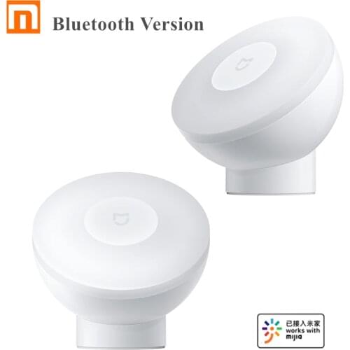 Xiaomi Mijia Night Light 2 Bluetooth Version Adjustable Brightness Infrared Smart Human Body & Light Sensor Work With Mijia App