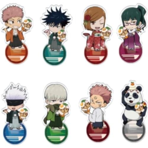 Japan Anime Jujutsu Kaisen Cartoon Acrylic Figure Stand Model Plate Desk Decor Cosplay Xmas Keychains Gift