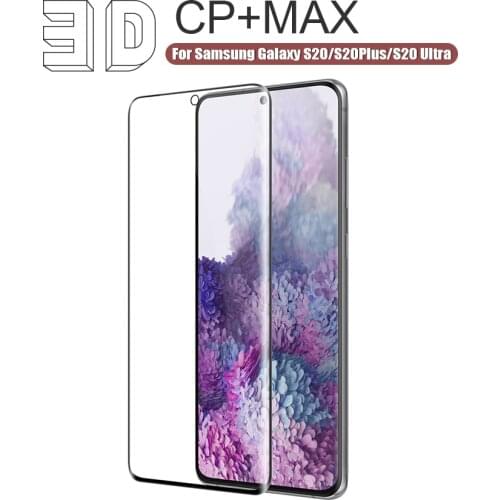 NILLKIN 3D MAX Protective Screen Protector For Samsung Galaxy S20 Ultra Glass For Samsung S20 Tempered Glass for Galaxy S20 Plus