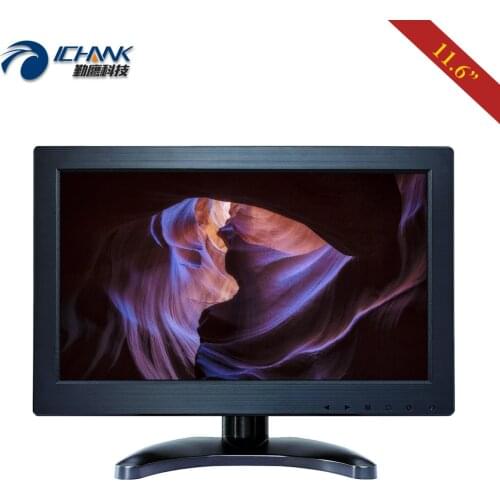 ZB116JN-591/11.6" 12" inch 1366x768 16:9 HDMI BNC Monitor LCD Widescreen Built-in Speaker USB Port Pluggable U-disk Video Player