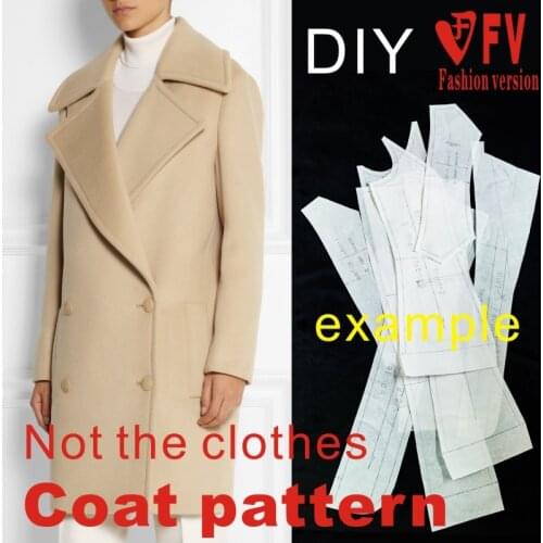 Womens casual European and American fashion new style big clothes pattern cutting drawing BFY-59