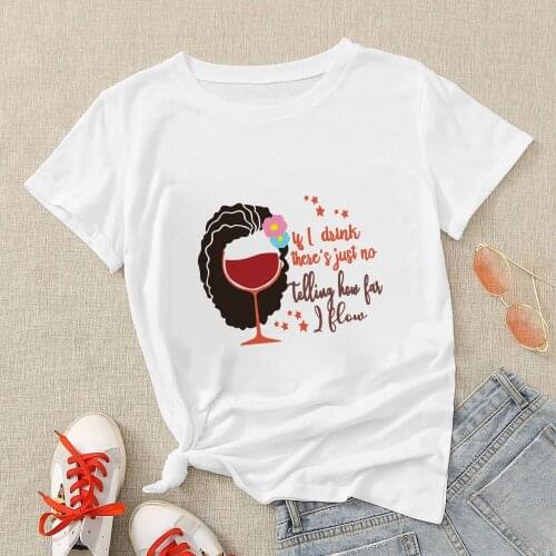 Disney Cartoon Wine Lady T-Shirts Princess Moana Women Fashion Shirt 2021 Roupas Femininas Tumblr Summer Harajuku Personalized