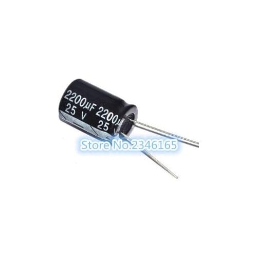 10PCS 25V2200UF 13*21mm 25V 2200UF 13*21
