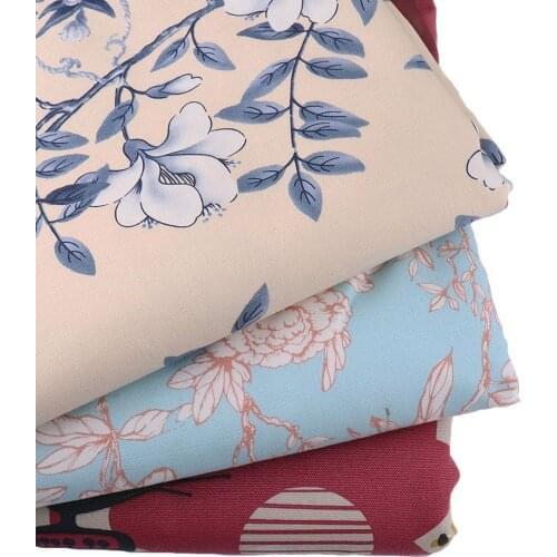 150CM*50CM Patchwork Printed Cotton Fabric Floral For Home Cushions Blanket Sewing Material textile for Sewing Doll Crafts DIY