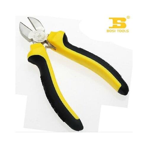 6"/150mm Nickel Iron Alloy Diagonal Cutting Plier with Double Color Handle