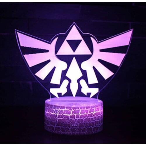Anime Manga Birthday Gift Game Logo USB LED Home ChildrenS Room Bedside Night Light Decoration