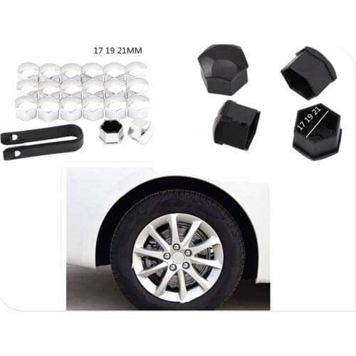 Car shape 20Pcs universal rust 17 19 21mm tire nut bolt protection cap for Honda Element Step REMIX CRV EV-Ster AC-X HSV-010