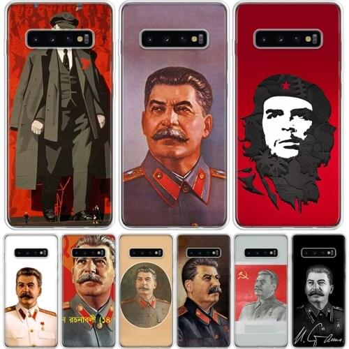 Russian Stalin Ussr Cover Phone Case For Samsung Galaxy A51 A71 A50 A10 A20E A30 A40 A70 M30S A01 A21 A6 A7 A8 A9 Plus + Coque