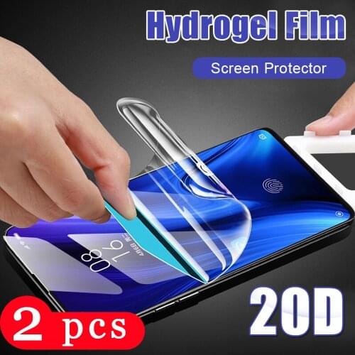 2Pcs soft full cover for xiaomi redmi S2 6A 5A 4X note 5 6 pro hydrogel film phone screen protector Not Glass protective film