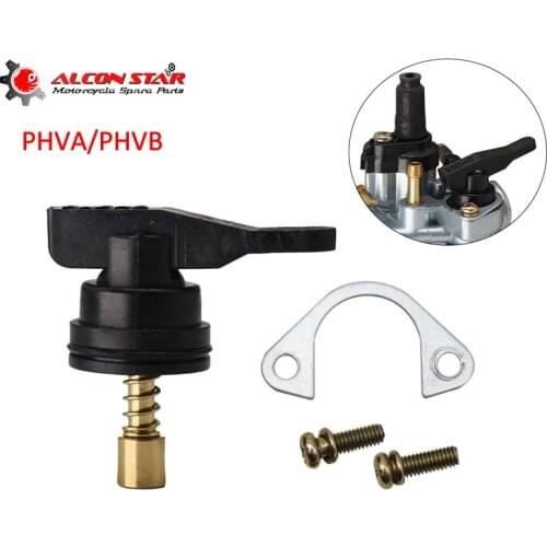 Alconstar- Motorcycle Carburetor Manual Choke Kit for Dellorto PHVA/PHVB For Aprilia SR50R SRMT Kymco Vibe Piaggio Vespa Zip 50