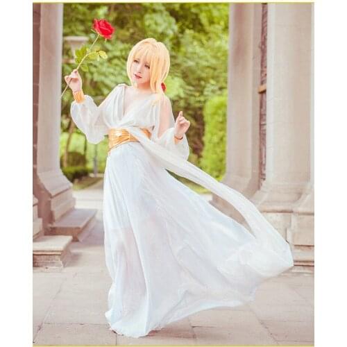 Game FGO Alter Jeanne d'Arc Cosplay Costume Saber Sleeping Dress Pajamas Halloween Carnival Uniforms