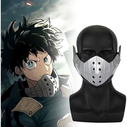 Hero Academy Mask Academia Deku Cosplay Props Comicon Gift