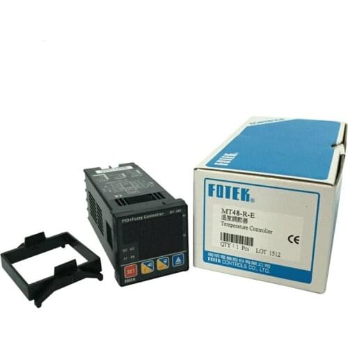 MT48-R-E/MT-48E Fotek Microcomputer Temperature Controller 90-265VAC Relay Output Intelligent Pid Temperature Controller