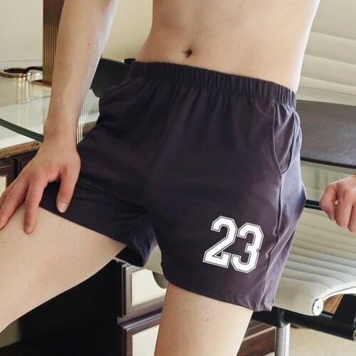 Men’s Panties High Quality Cotton Personalized Digital Printing Lengthened Aro Pants Home Sports Fashion Shorts