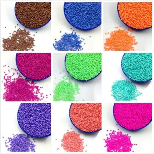 16g 1000pcs 2mm Neon Color Opaque Round Loose Spacer Bead Cezch Glass Seed Beads Handmade Jewelry Making DIY Garment Bead LS2M
