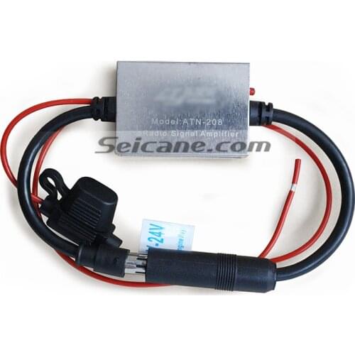 Seicane Anti-interference for Universal 12V Metal Car Radio Antenna FM Signal Auto Amp Amplifier