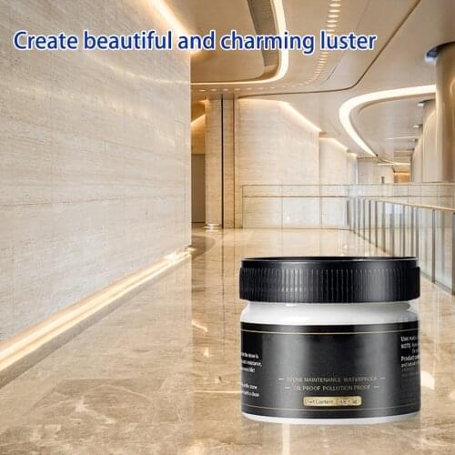 Stone Care Wax Maintenance Polishing Crack Proof Polish Cleaner for Soapstone Countertops Ceramic Tile Floors Beautify