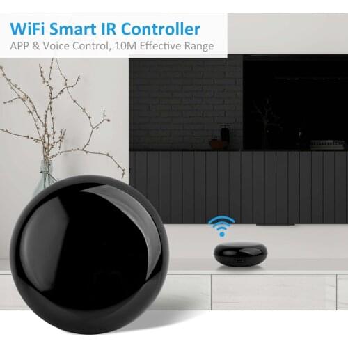 WiFi Smart IR Remote Controller for Home Devices Lamp Infrared APP/Voice Remote Control Works for Google Assistant/ Alexa/ IFTTT