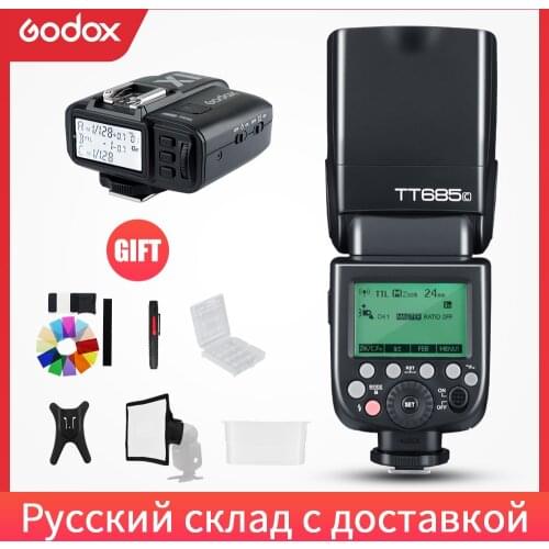 Godox TT685C TT685S TT685N TT685F TT685O 2.4G HSS TTL GN60 Flash Speedlite with X1T Trigger for Canon Sony Nikon Fuji Olympus