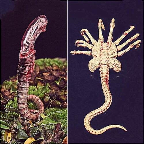 1/6 Alien Animal Predators Facehugger Larva Model Insect for 12" Figure Action