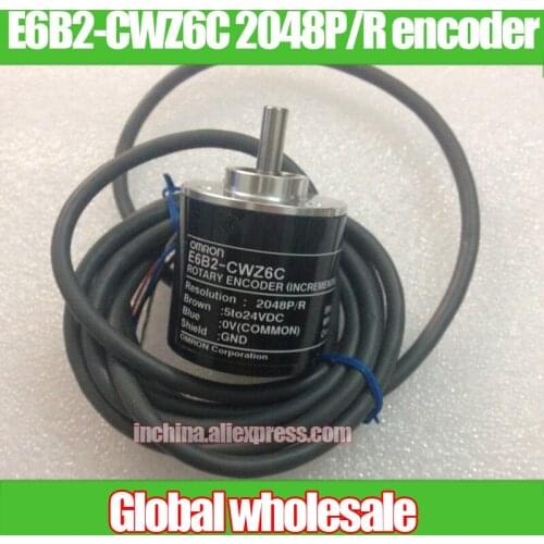 1pcs E6B2-CWZ6C 2048P/R encoder for Omron / 2048 line of high pulse encoder / ABZ 3-phase incremental encoder