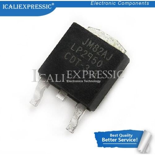10PCS LP2950CDT-3.3 LP2950CDT TO-252 In Stock