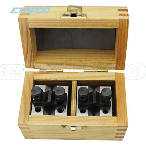 2 pcs High quality used to clamping tools on the machines V-block Set 35x35x30mm 1set Contains