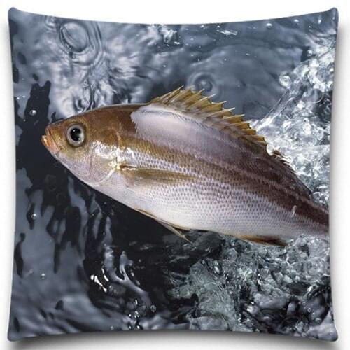 2016 Hot Sale Animal Fish Cotton Polyester Pillow Case For office/bedroom/chair seat cushion 18x18 inches Decorative 9 style
