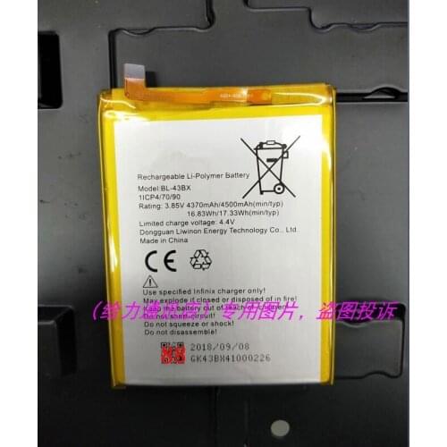 4370 mah BL-43BX Mobile Phone Replacement Battery For INFINIX withTools
