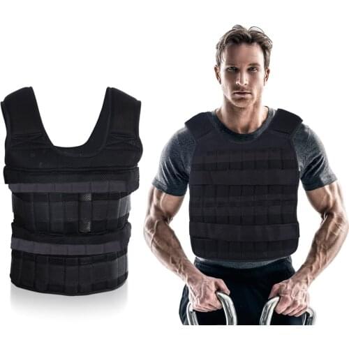 Adjustable Weighted Vest Fill Weight Steel Plate Training Exerciser for Crossfit Running Pull Up Weightlifting Fitness Equipment