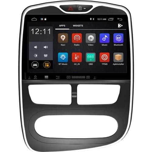 Android 10 4+32GB IPS Screen Radio No DVD Player Car GPS Navigation For Renault Clio 2013 - 2019 Free Map And Camera