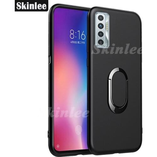 Skinlee Case For Tecno Camon 17P Ultra Thin Back Matte With Magnetic Attraction Ring Soft Cover For TECNO Camon 17P Case