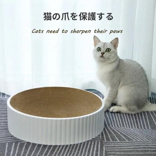 Pet Scratching Post for Cat Paw Scraper Corrugated Scratcher Board Lounge Corrugated Does Not Drop Dust Cat Toys Cat Supplies