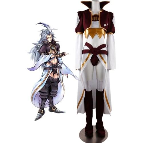 Final Fantasy IX FF9 Kuja Cosplay Costume Custom Made Full Set