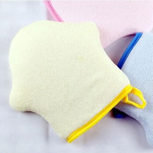 Cartoon Super Soft Cotton Baby Bath Shower Brush Glove Cute Animal Pattern Children Sponge Rubbing Towel Ball Q1FE