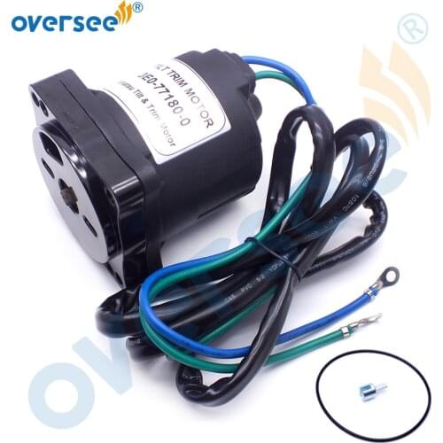 3E0-77180 Tilt Trim Motor For TOHATSU Outboard Motor Parts 4T 60-140HP 3E0-77180-0 3E0771800 2 Wires