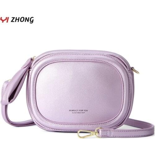 YIZHONG Leather Flap Shoulder Bag Luxury Forever Young Messenger Bag Simple Clutch Purse Designer for Women Crossbody Bag Bolsos