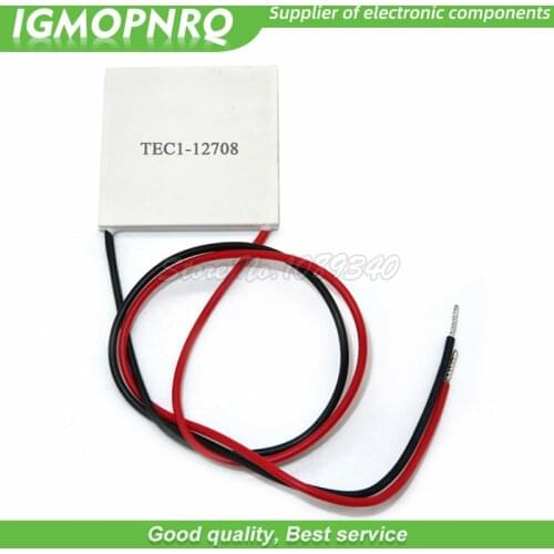 1PCS TEC1 12708 TEC1-12708 Heatsink Thermoelectric Cooler Cooling Peltier Plate Module Diy Electronic PCB Board