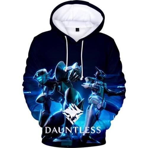 3d Game Dauntless Hoodies Men/Women Hoodie Sweatshirt Hooded Mens Dauntless Hero Tracksuits Polluvers Boy/Girls Hoody Coat