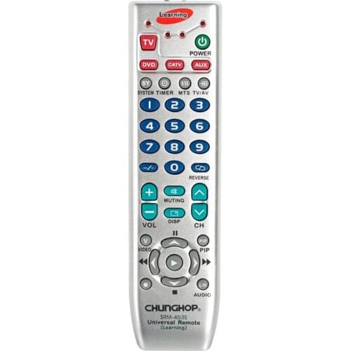 Chunghop Srm-403E Universal Remote Controller Smart Learning Remote Control For Tv/Sat/Dvd/Cbl/Dvb-T/Aux