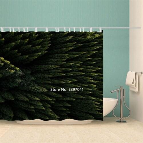 Sunset Sunset Forest Wild Animals Shower Curtain Natural Scenery Bathroom Decoration Waterproof and Mildew Proof Shower Curtain